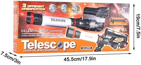 Astronomski teleskop nauke, dječje obrazovne nauke HD astronomski teleskop, 20 30 40 puta teleskop
