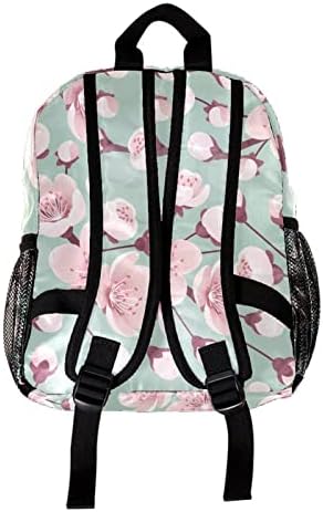 VBFOFBV putni ruksak, ruksak za prijenos za žene muškarci, modni ruksak, japansko cvjetanje trešnje proljeće cvijeće ružičasto zeleno
