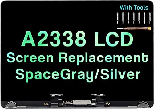 Ximielec 13 inča Zamjena ekrana za MacBook Pro M1 Retina A2338 2020 EMC 3578 MyD83 MyD92 MyDa2 MyDC2 LCD