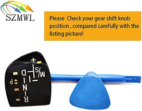 SZMWL Car Gear Shift ploča za naljepnicu ploča za BMW /// m x1 x3 x5 x6 F01 F10 F30 F35 F18 - kratak