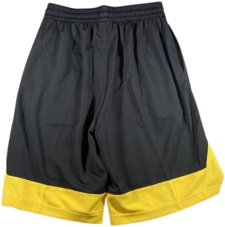 Nike Muške Dri-Fit košarkaške kratke hlače crne / žute veličine male