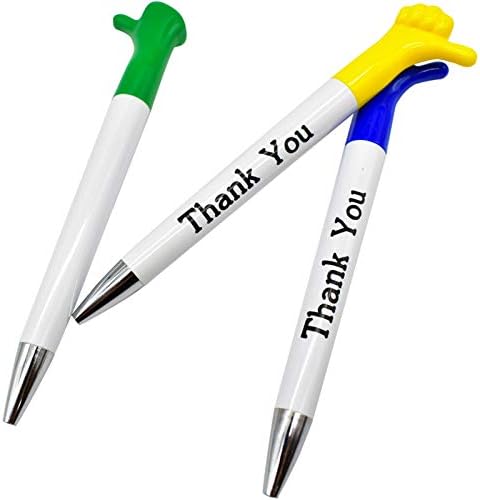 Maydahui 10pcs Thank You Gift Pen Thumbs Up hemijska olovka slatka ručna pokretna olovka za doktora Nurse Coworker Dan zahvalnosti