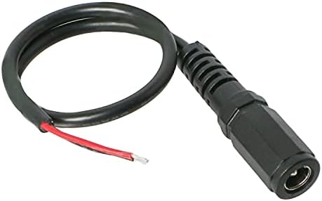 10pcs dc Power pigtail kabel žica, 24V / 12V 5A ženski konektori za CCTV sigurnosnu kameru i