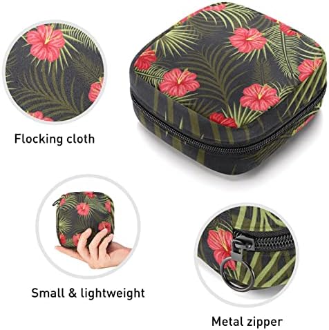 Torbe za čuvanje higijenskih uložaka držač jastučića za njegu tropsko cvijeće palmino lišće Prijenosna torba