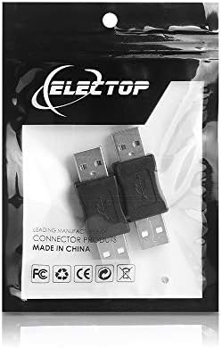 ELECTOP 2 PACK USB 3.0 muški za USB muški rodni mjenjač adapter za spojnik Converter