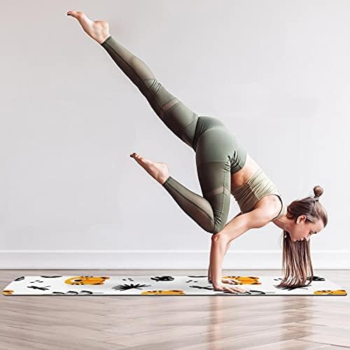 6mm Extra debela prostirka za jogu, Lovely Catoon Tiger Pattern-01 Print Eco-Friendly TPE prostirke za vježbanje Pilates Mat sa za jogu, trening, osnovnu kondiciju i vježbe na podu, muškarci & žene