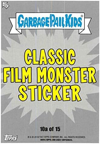 2018 TOPPS Sarbage Pail Kids Oh The Horror-Ible Classic Film Monster A Puke # 10A Jack Lagoon X Službena nesortska trgovačka kartica u NM-u ili boljeg Conditona