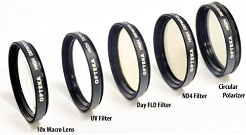 Opteka 30mm High Definition II Professional komplet filtera od 5 komada uključuje UV, CPL, FL, ND4 i 10x makro sočiva
