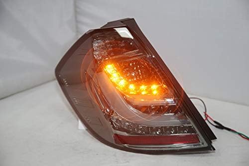 Generički za Honda Fit Jazz LED repnu lampu hatchback 2009-2012 dim Crni SN