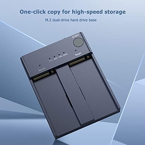 JAHH vanjski tvrdi diskovi M2P2-C3-C 10Gbps Dual Bay M. 2 NVMe SSD priključna stanica Dock Izvanmrežni