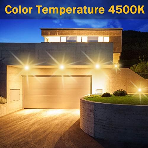 AFSEMOS 50W 12-60V DC LED poplava na otvorenom, 4500K rasvjeta toplo bijela IP66 vodootporna pejzažna svjetlost za zidove, vrt, faza osvjetljenja, garaža, dvorište