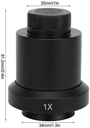 Adapter za laboratorijski mikroskop visoke preciznosti, Adapter za sočiva C-Mount, dodatak za Crni mikroskop za posmatranje isporuke uvećanja trinokularnog mikroskopa