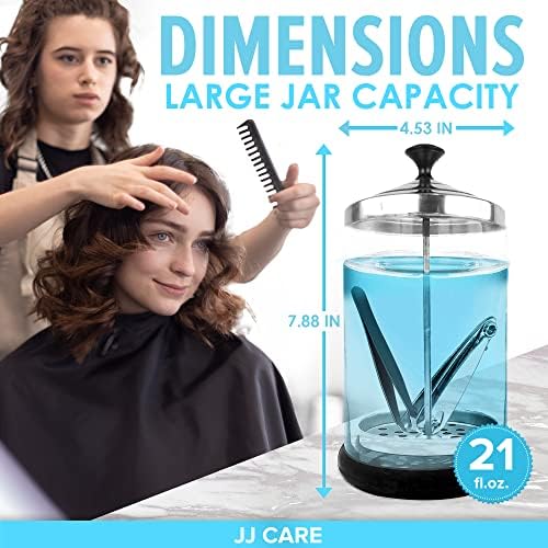 JJ CARE dezinfekciona tegla / Barber Jar staklo sa uklonjivom korpom | Salon, manikir ,primena & amp; Barber