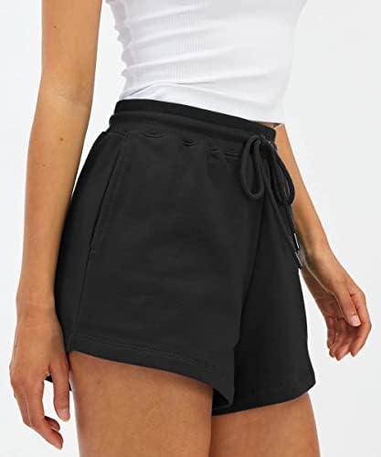 Trendy Queen Womens znojne kratke hlače udobne atletske kratke hlače Elastične ležerne ljetne kratke hlače teretane High struk trčanja