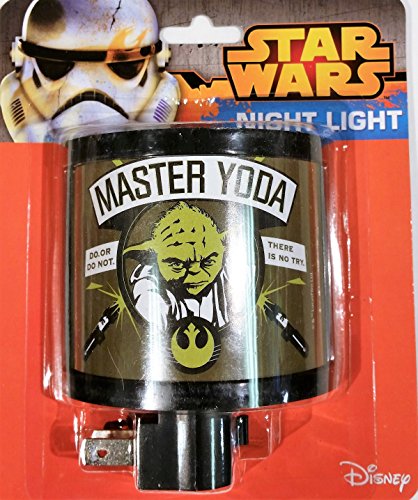 Ratovi zvijezda bijeli Vader ili majstor Yoda noćno svjetlo
