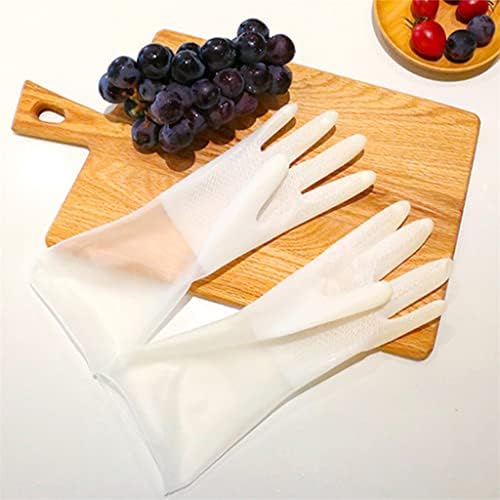 N / A 1 par lateks rukavice neklizajuće izdržljive Polutransparentne kućne poslove pranje veša vodootporne rukavice za čišćenje kuhinje