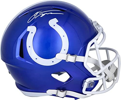 Jonathan Taylor Indianapolis Colts sa autogramom Riddell Flash replike alternativne brzine-NFL kacige sa autogramom