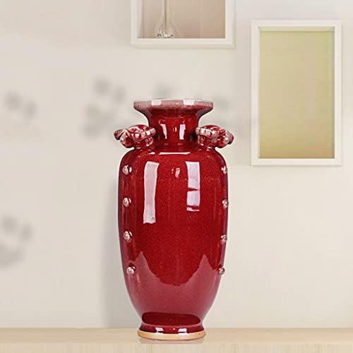 WODMB vase porculanska peć postaje crvena vaza ukras keramička Gradska kuća porculanska vaza