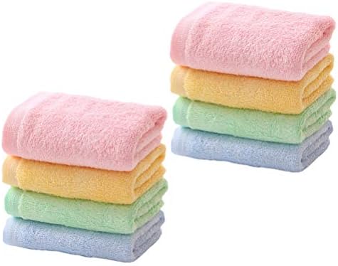 Doitool 8pcs Apsorpcijski ručnici suočeni za ručnike za pranje za pranje dječje ručnike za meke lica