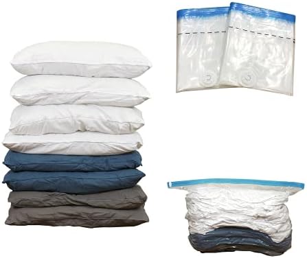 MeetAll Cube Vakuumske vrećice sa ekspandiranjem. Ispunite više i uštedite više prostora. Kubične komprimirane vrećice za putovanja, prtljag, ormar i ispod kreveta. Vodopreda se za udomile, jastuke, posteljinu i deke.