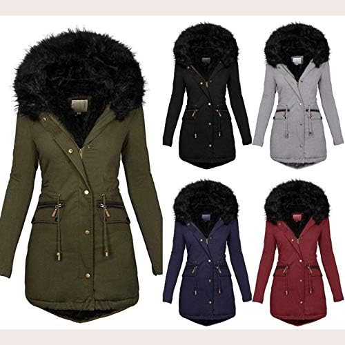 Timifisove kapute za žene zima 2022 prevelika jakna na puffer zgušnjava prekrivena runa topla