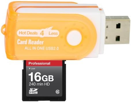 16GB Klasa 10 SDHC tim velike brzine memorijska kartica 20MB / sec.najbrža kartica na tržištu za PANASONIC DMC-FX520 DMC-FX55. Besplatan USB Adapter za velike brzine je uključen. Dolazi sa.