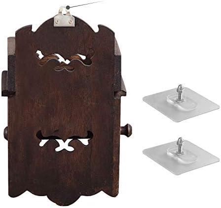 KLHHG Vintage drveni papir držač ručnika držač toaletnog papira ladica za toaletni papir kupatilo držač role