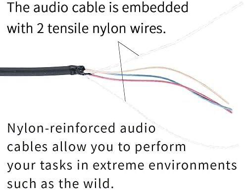 JUYODE SL300 slušalica sa slušalicom za nadzor akustične cijevi Walkie Talkie slušalice kompatibilne sa Motorola SL300 SL7550 7580 7590 SL4000 SL3500e SL1K SL1M