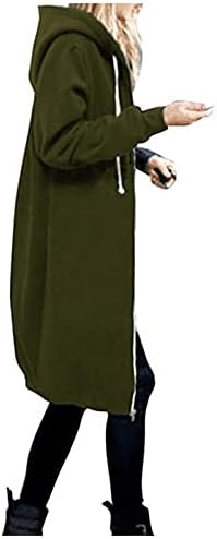 Ležerne kapute kapuljača dame park s dugim rukavima FOND FIT poliester duhovica od pune udobne kapuljače
