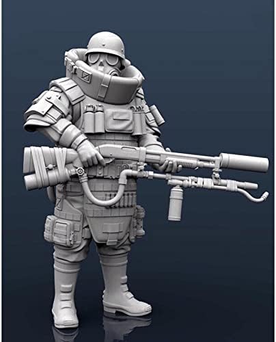 Goodmoel 1/35 Sci-Fi mehanički Creature Warrior Resin Soldier model Kit / Nesastavljeni i neobojeni