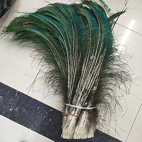 Pumcraft pero za zanat 200kom / lot prirodno paunovo perje 50-60 cm / 20-24 inča karnevalski nakit vjenčani