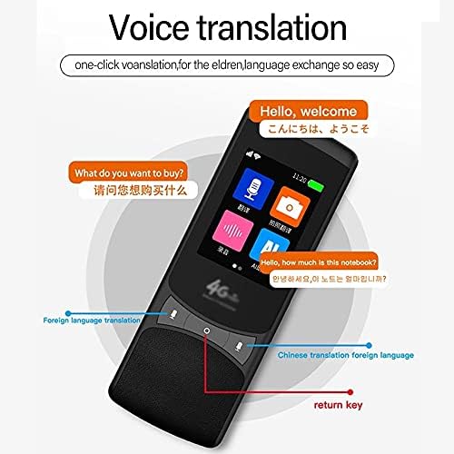 EYHLKM Smart AI trenutni glas skeniranje fotografija Prevodilac 2.4 inčni ekran osetljiv na dodir Wifi podrška Offline prenosivi prevod na više jezika