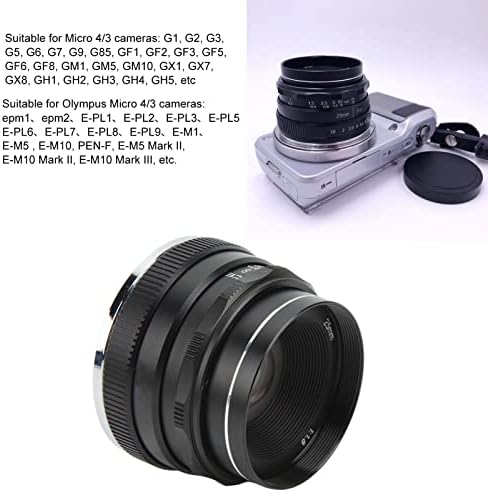 Vifemify 25mm F1.8 ručno fokusiranje Prime objektiv 7 elemenata u 5 grupa APS C objektiv za M4/3 montiranje kamere objektiv kamere SLR objektivi kamere