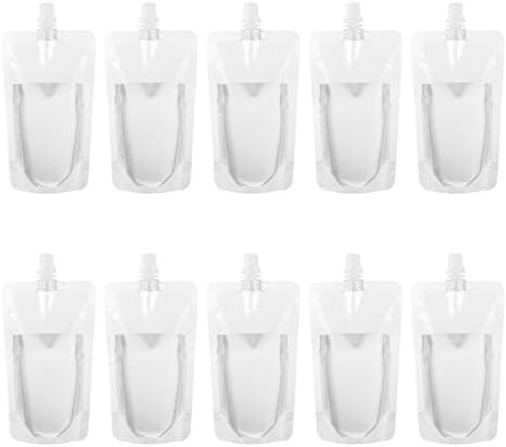Hemoton 30kom tikvice za piće prozirne jednokratne vrećice za piće torbe 250ml pića bočice za piće torbica