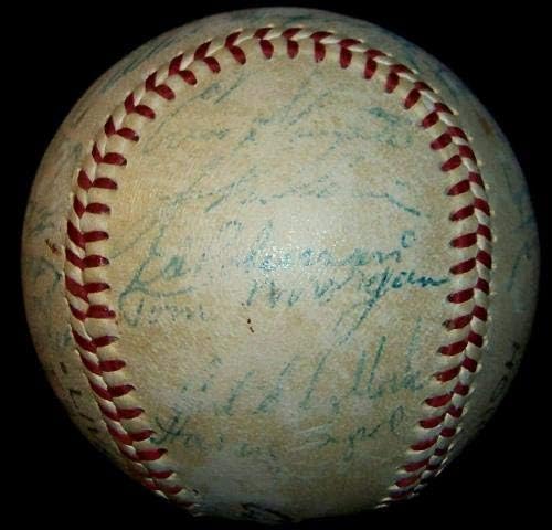 1954 NY Yankees tim potpisao je bejzbol Mickey Mantle Yogi Berra 24 Autos JSA loa! - AUTOGREMENA BASEBALLS