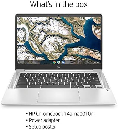 HP Chromebook 14-inčni HD Laptop, Intel Celeron N4000, 4 GB RAM-a, 32 GB eMMC, Chrome