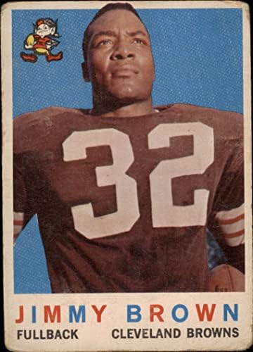 1959 TOPPS # 10 Jim Brown Cleveland Browns-FB Fair Browns-FB Syracuse