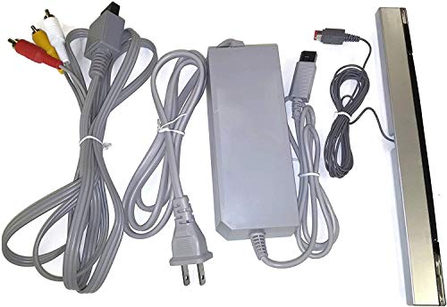 Wii set kablova uključuje napajanje / AV adapter / senzor bar kabel