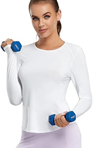 VUTRU ženske majice dugih rukava UPF 50 + UV zaštitne majice za zaštitu od sunca Brzo suho ledeni dodir sa rupama za palčeve
