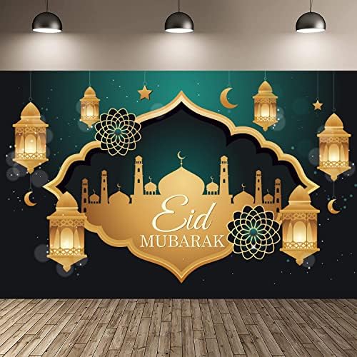 Eid Mubarak Banner Backdrop Dekoracije - Veliki Muslimanski Ramazan Mubarak Pozadina Banner Photo Booth