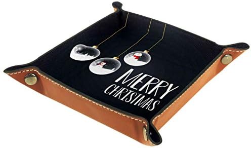 Lyetny Merry Božićni dizajn Organizator za skladištenje ladica Bedside Caddy Desktop ladica Promjena