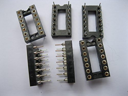 238 kom IC utičnica adapter za 14 pin zaglavlja i utičnice nagib 2,54mm x = 7,62mm