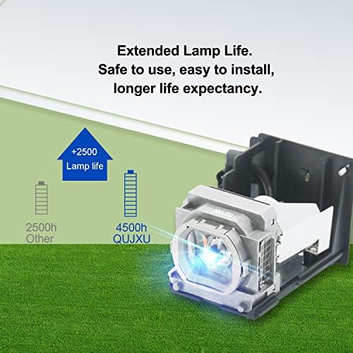 QUJXU VLT-HC5000LP Zamjenska svjetiljka sa kućištem kompatibilna sa Mitsubishi projektorima HC5500
