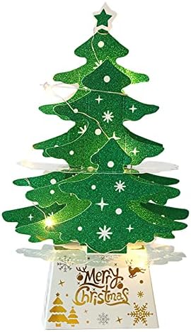 Weimay 1pcs Christmas Trgovci za božićno stablo za Xmas Početna Božićna stabla svjetlo - 18,5 x 27,5cm /