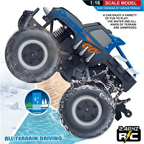 Threeking 1:16 igračke za preuzimanje RC Car Truck igračke za daljinsko upravljanje Automobili hidroizolacija