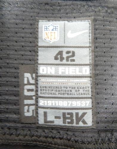 2015 Philadelphia Eagles Chris Pantale 85 Igra izdana Black Jersey 42 DP29147 - Neincign NFL igra rabljeni dresovi