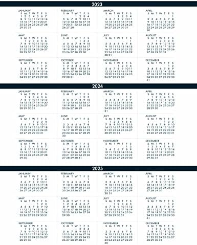 Kuća na Doolittle 2023 i mjesečni kalendar planera, crni pokrov, tabbed, 8,5 x 11 inča, januar - decembar