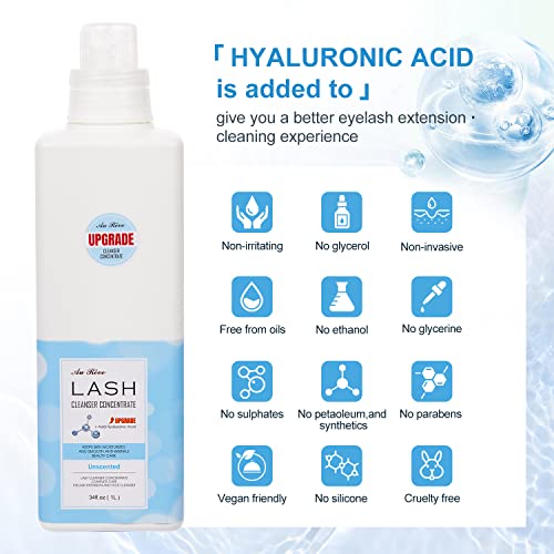 Lash Shampoo Concentrate 1l Lash Cleanser Concentrate Add hijaluronska kiselina šampon za produžavanje