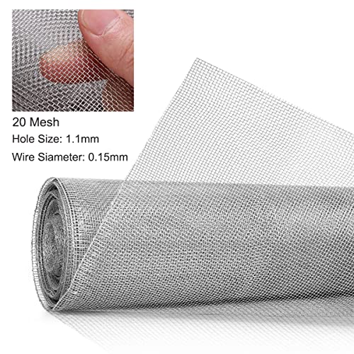 Foriy 304 tkani od nehrđajućih čelika 40 inča x 98 stopa metalni prozor Mreža mreža za miši zaslon za sigurnosnu