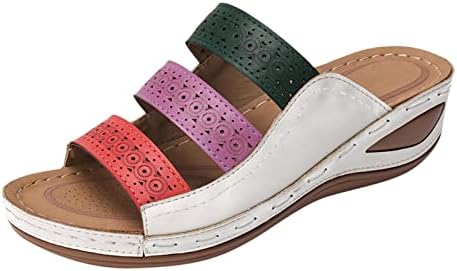 Kingtowag Outdoorske cipele sandale debele ležerne slobodno vrijeme Prozračne modne ženske ženske sandale veličine 10 široka podrška luka